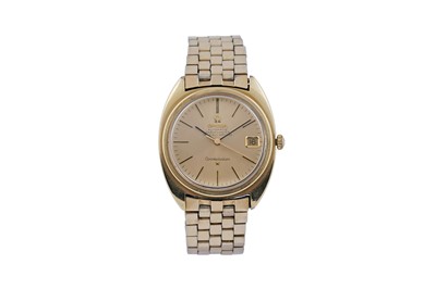 Lot 457 - Omega Constellation Chronometer: a gold capped steel cased automatic wristwatch