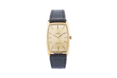 Lot 461 - Omega De Ville: a gilt steel cased manual wind wristwatch