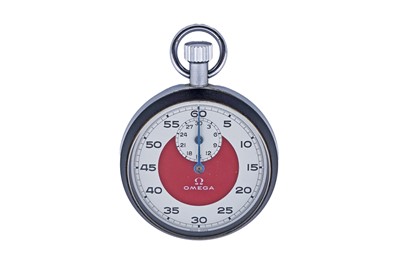 Lot 470 - Omega: a stainless steel cased manual wind stopwatch