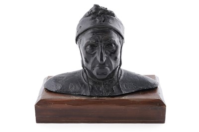Lot 231 - Sabatino De Angelis & Fils - Bust of Dante Alighieri | bronze