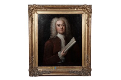 Lot 1001 - 18th Century British School - Portrait of a Gentleman with Powdered Wig | oil