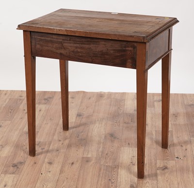 Lot 404 - An 18th Century style inlaid burr walnut and walnut side table