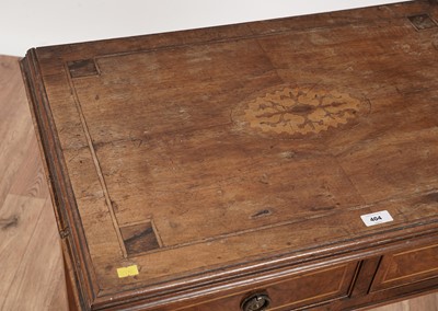 Lot 404 - An 18th Century style inlaid burr walnut and walnut side table