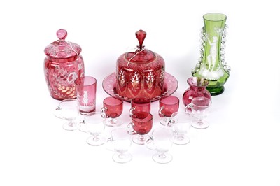 Lot 400 - A selection of 19th and 20th Century glassware