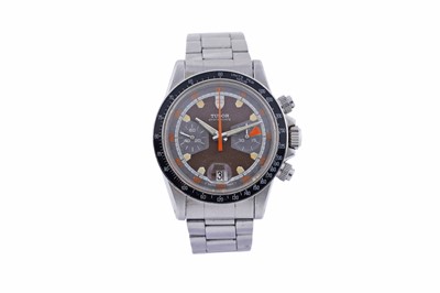 Lot 408 - Tudor Oysterdate Monte Carlo: a stainless steel cased manual wind chronograph wristwatch