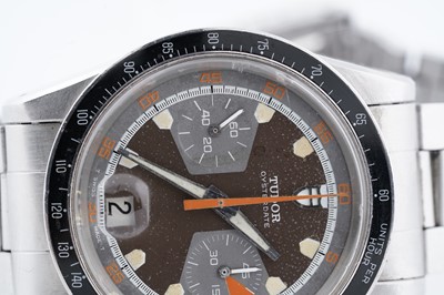 Lot 408 - Tudor Oysterdate Monte Carlo: a stainless steel cased manual wind chronograph wristwatch