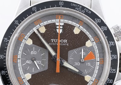 Lot 408 - Tudor Oysterdate Monte Carlo: a stainless steel cased manual wind chronograph wristwatch