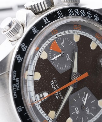 Lot 408 - Tudor Oysterdate Monte Carlo: a stainless steel cased manual wind chronograph wristwatch