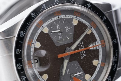 Lot 408 - Tudor Oysterdate Monte Carlo: a stainless steel cased manual wind chronograph wristwatch