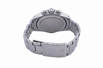 Lot 408 - Tudor Oysterdate Monte Carlo: a stainless steel cased manual wind chronograph wristwatch