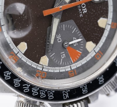 Lot 408 - Tudor Oysterdate Monte Carlo: a stainless steel cased manual wind chronograph wristwatch