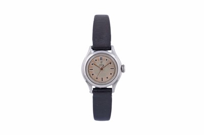 Lot 442 - Tudor Oyster: a lady's stainless steel cased manual wind wristwatch