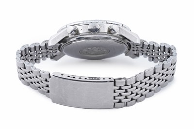 Lot 509 - Enicar Jet Graph GMT: a stainless steel and chromium plated cased manual wind chronograph wristwatch