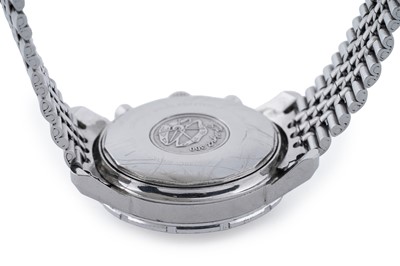 Lot 509 - Enicar Jet Graph GMT: a stainless steel and chromium plated cased manual wind chronograph wristwatch