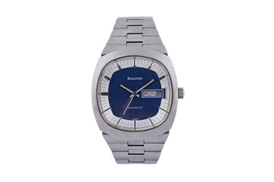 Lot 520 - Bulova TV: a stainless steel cased automatic wristwatch