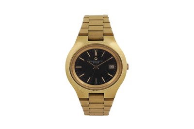 Lot 525 - Eterna-Matic 2002: a gilt-steel cased automatic wristwatch