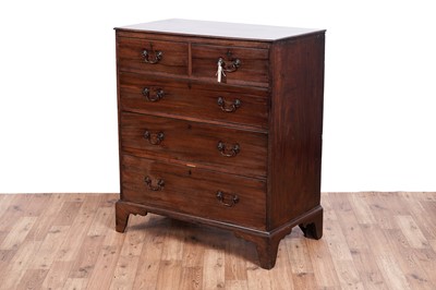 Lot 459 - A George III mahogany chest of drawers