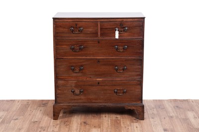 Lot 459 - A George III mahogany chest of drawers