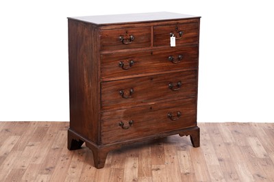 Lot 459 - A George III mahogany chest of drawers