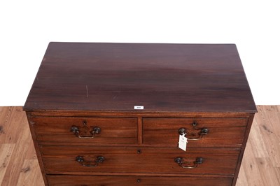 Lot 459 - A George III mahogany chest of drawers