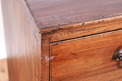 Lot 459 - A George III mahogany chest of drawers
