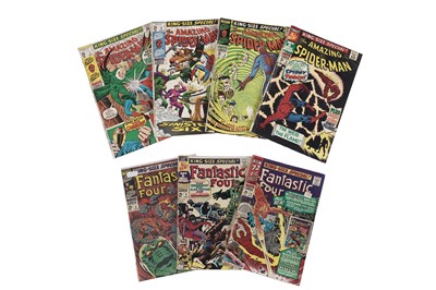 Lot 640 - The Amazing Spider-Man, and Fantastic Four King-Size specials by Marvel Comics