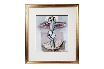 Lot 201 - Tadeusz Was - Dancing | mixed media