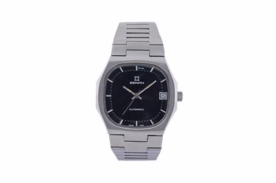 Lot 486 - Zenith Surf: a stainless steel cased automatic wristwatch