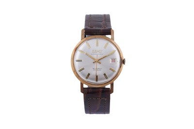 Lot 544 - Camy Super Automatic: a 9ct yellow gold cased automatic wristwatch