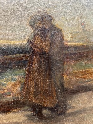 Lot 996 - Robert Jobling - The Embrace, above Tynemouth Longsands | oil