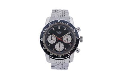 Lot 559 - Heuer Autavia: a stainless steel cased manual wind chronograph wristwatch
