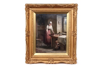 Lot 997 - Alexander Rosell - Making Raspberry Jam | oil