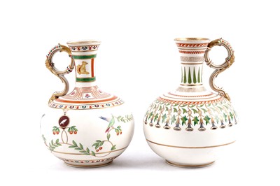 Lot 319 - Two 19th Century Copeland Parian jugs