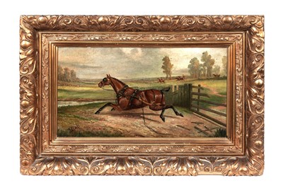 Lot 2 - Joseph Dixon Clark - Bolting to Join the Hunt | oil