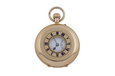 Lot 601 - Goldsmiths and Silversmiths Co Ltd: an 18ct yellow gold cased keyless hunter pocket watch