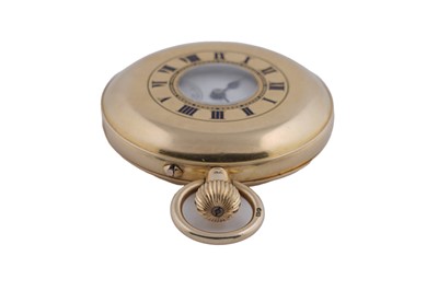 Lot 601 - Goldsmiths and Silversmiths Co Ltd: an 18ct yellow gold cased keyless hunter pocket watch