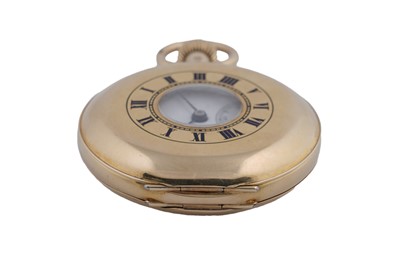 Lot 601 - Goldsmiths and Silversmiths Co Ltd: an 18ct yellow gold cased keyless hunter pocket watch