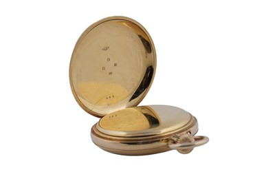 Lot 601 - Goldsmiths and Silversmiths Co Ltd: an 18ct yellow gold cased keyless hunter pocket watch