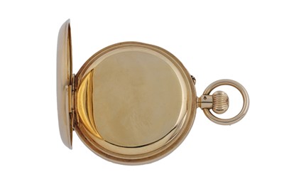 Lot 601 - Goldsmiths and Silversmiths Co Ltd: an 18ct yellow gold cased keyless hunter pocket watch