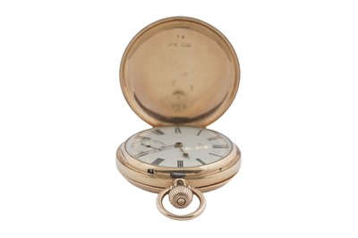Lot 606 - Waltham, USA: an 18ct yellow gold cased full-hunter keyless pocket watch