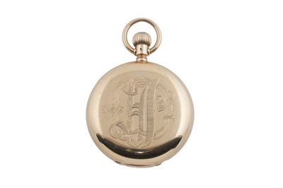 Lot 606 - Waltham, USA: an 18ct yellow gold cased full-hunter keyless pocket watch