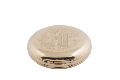 Lot 606 - Waltham, USA: an 18ct yellow gold cased full-hunter keyless pocket watch
