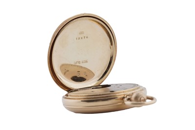 Lot 606 - Waltham, USA: an 18ct yellow gold cased full-hunter keyless pocket watch
