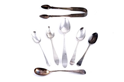 Lot 568 - Georgian Irish and other silver teaspoons