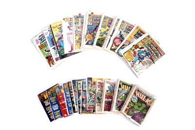 Lot 738 - Captain America, and Hulk by Marvel UK