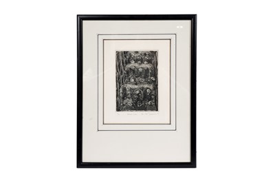 Lot 818 - Tom McGuinness - Miners Train | etching