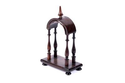 Lot 200 - A Victorian rosewood pocket watch stand