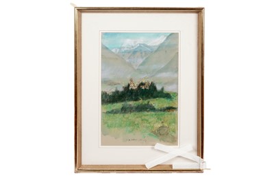Lot 1068 - Harold Riley – Schloss Mittersill | pastel