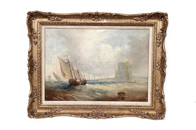 Lot 1019 - Attributed to John Wilson Carmichael - Rosyth Castle | oil