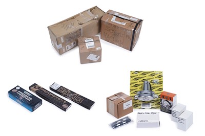 Lot 402 - Boxed Harley Davidson and other suspension parts; and motorcycle accessories